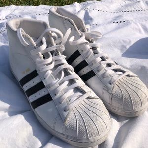 White High Top Adidas